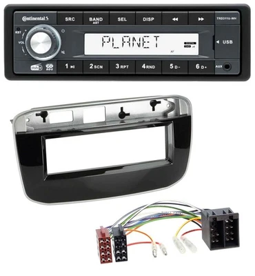 Continental MP3 AUX USB DAB 1DIN Autoradio für Fiat Punto Punto Evo (ab 2011) - Bild 1 von 4