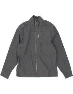 ORVIS Mens Bomber Jacket UK 40 Large Grey Nylon PH09 - Picture 1 of 3