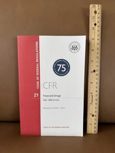 2013~Code of Federal Regulations Food & Drugs Part 1300 To End ~ April ~75th Anv - Foto 1 di 8