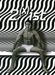 2001 PRINT AD - 2(X)IST - 2 (X) IST UNDERWEAR AD - JASON SEHORN BLACK & WHITE - Picture 1 of 1