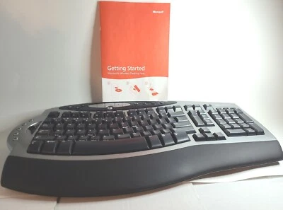 Microsoft Wireless Comfort Keyboard 4000 - Model 1045 -Keyboard only.NO RECEIVER - Image 1 of 4