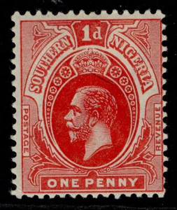 SOUTHERN NIGERIA GV SG46, 6d dull & bright purple, M MINT. - Picture 1 of 1