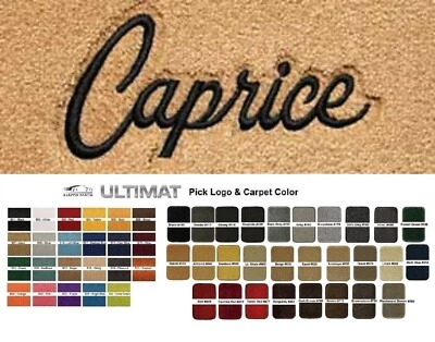 Lloyd Mats Ultimat Chevrolet Caprice Custom Embroidered 4 Pc Mats (1966-1990) - Изображение 1 из 4