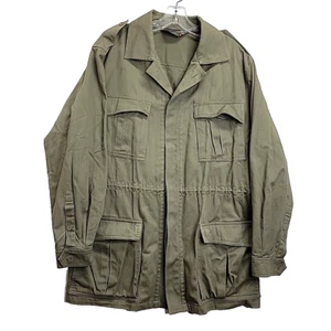 Rare Robert Stock SZ Large Olive Green Army Military Field Jacket Style - Picture 1 of 13