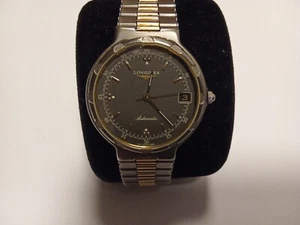 Longines  Conquest Las Vegas Automatic  Herren seltene Titan Gold Double  33 mm - Bild 1 von 13