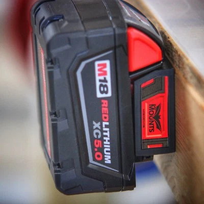 Soporte de base adaptador de montaje en batería para Milwaukee M18 M 18v Foto 1 de 4