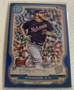 Stephen Strasburg 2020 Topps Gypsy Queen Indigo Parallel 148/250 #285 Nationals - Picture 1 of 2