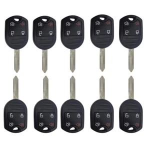 10PCS Remote Entry Key Fobs Shell Fit for Ford Edge Expedition 4Button 2006-15 - Foto 1 di 5
