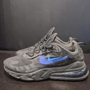 Nike Air Max 270 React - Schwarz & Blau - Größe 9 UK - Bild 1 von 7