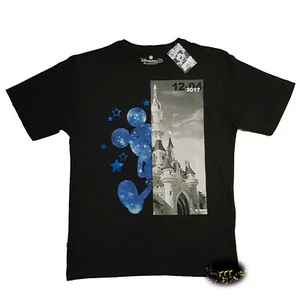 Disneyland Paris - T-shirt 25th Birthday - Black L- New - Picture 1 of 2