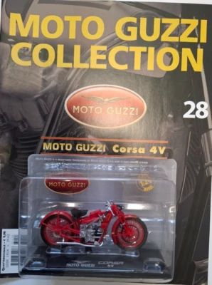 HACHETTE STARLINE 1:24 MOTO GUZZI CORSA  4V  CON FASCICOLO  28 - Immagine 1 di 2