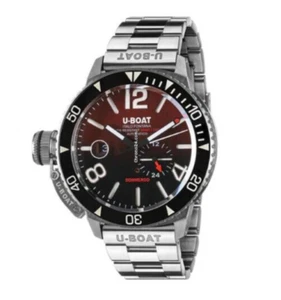 Nuevo reloj para hombres U-Boat SOMMERSO CERÁMICA BURDEOS/MT esfera acero inoxidable 9521/MT - Imagen 1 de 1