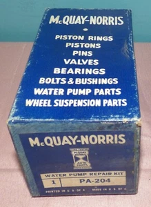 NOS McQUAY-NORRIS WATER PUMP REPAIR KIT PA-204 FOR 1938 CHEVROLET, GMC & PONTIAC - Picture 1 of 4