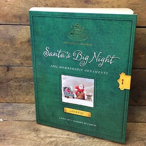 Santa's Big Night Set of 4 2002 Hallmark Ornaments - Picture 1 of 5