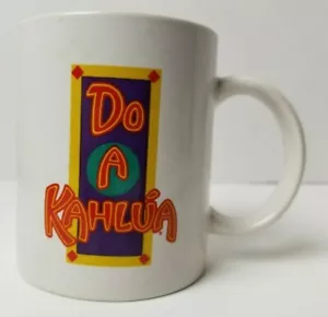 Do A Kahlua Liqueur Double Sided White Tea Coffee Mug Cup - Picture 1 of 7
