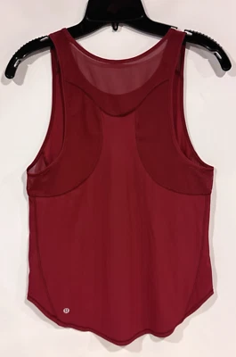 Camiseta sin mangas Lululemon Sculpt II para mujer talla 4 rojo oscuro ligera cuello redondo Foto 1 de 4