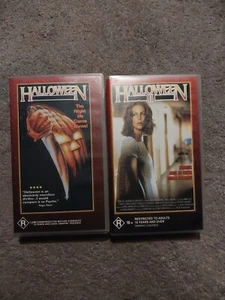 Halloween 1 And 2 VHS Foreign Release. Part 2 Is Sealed. Excellent Condition - Picture 1 of 4