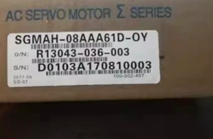 1 Stück Neu Yaskawa SGMAH-08AAA61D-OY AC Servomotor # # - Bild 1 von 6