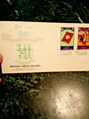 ISLAS VÍRGENES BRITÁNICAS Primer Día Cubierta QUEENS SILVER JUBILEE 1977 BVI Foto 1 de 4