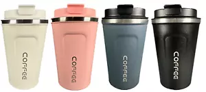 Taza de café 380ML para oficina hogar y viajes, tapa aislante a prueba de fugas - Imagen 1 de 21