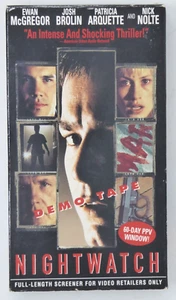 Nightwatch (VHS, 1998) Promotional Demo Screener - Foto 1 di 11