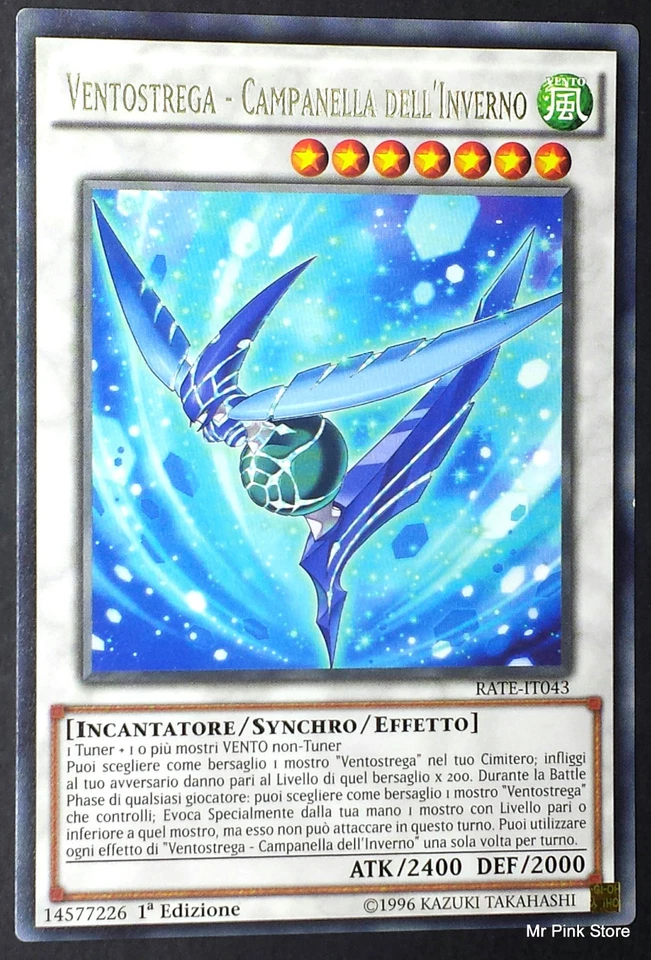 VENTOSTREGA CAMPANELLA DELL'INVERNO Rara in Italiano RATE-IT043 YUGIOH - Immagine 1 di 1