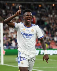 Maglia REAL MADRID Final Champions League 2022 VINICIUS JUNIOR 20 VINI JR - Foto 1 di 9