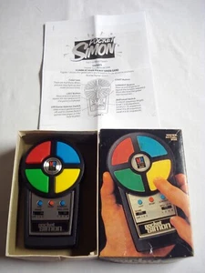 Pocket Simon Milton Bradley #4046 1980 getestet, funktioniert! - Bild 1 von 1