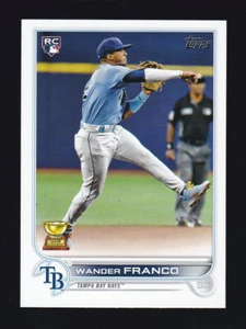 2022 Topps #215 WANDER FRANCO RC COMPLETE SET VARIATION TB Rays ROOKIE CARD - Picture 1 of 2