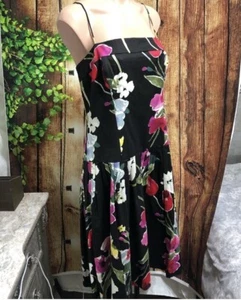 NWT! American Living Floral Sundress Size 16 Multicolor K-26 - Picture 1 of 5