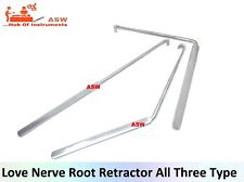 Love Nerve Root Retractor All Three Type Orthopedic Surgical Instrument 
