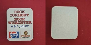 Pepsi Primus Haacht Pils Rock Torhout Juli '87 Brauerei Bierdeckel Bier - Picture 1 of 1