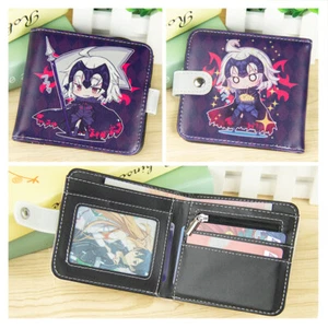 Fate Jeanne d'Arc Anime Fashion Unisex Papers Hasp Wallet Fold PU Wallet Gift - Picture 1 of 6