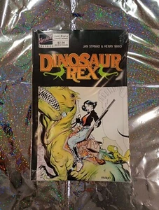 Unopened DINOSAUR REX Upshot Comic #s 1-3 + Signed Plate  Mayo Fujijtake Rare - Picture 1 of 10