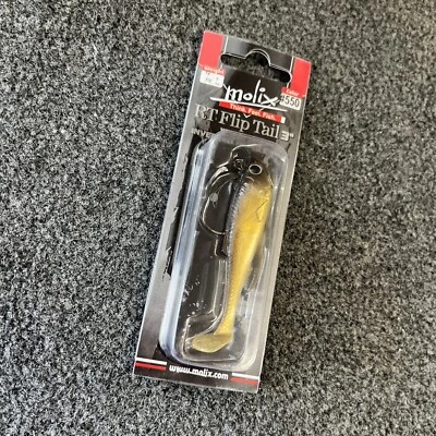 Señuelo Molix RT COLA ABATIBLE 7,6 cm 3 en 14 g 1/2 oz cebo suave - marrón dorado Foto 1 de 4