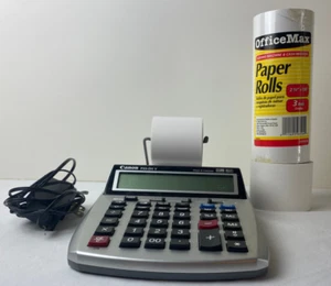 Canon P23-DHV Calculator with Paper Rolls. Calendar Clock - Picture 1 of 6