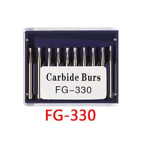 Dental Carbide Burs Tungsten Steel Bur FG # 330 Pear for High Speed Handpiece - Imagen 1 de 7