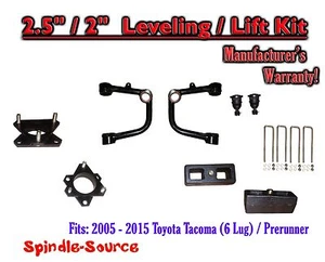 2.5" / 2" Lift Kit + TUBULAR Upper Arms UCA, fits 2005 - 2021 Toyota Tacoma - Picture 1 of 1