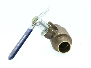 Neu im Karton 1 1/4" Schweiß Lötzinn FullPort Kugelhahn verlängerter Hebel S-585-70 EL NJ831EB - Bild 1 von 2