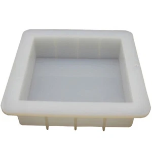 Large Square Mold Silicone Mould Tray for Homemade Ice Cake Loaf Baking Craft :) - Picture 1 of 5