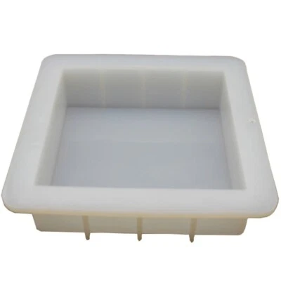 Large Square Mold Silicone Mould Tray for Homemade Ice Cake Loaf Baking Craft :) - image 1 of 4