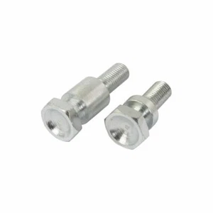 BIKE IT KAWASAKI TYPE PADDOCK STAND BOBBINS 10MM 1.25 PITCH IN SILVER - Picture 1 of 1