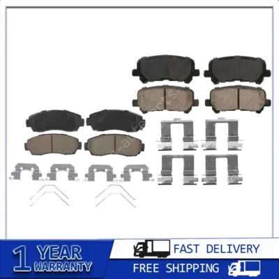 Brake Pads Fits Honda Odyssey 3.5L 2017 2016 2015 2014 2013 2012 2011 - Image 1 of 3