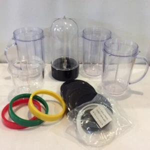 NEW Magic Bullet replacement To Go Blender Cups, Blades and Lids - NO BLENDER - Picture 1 of 6