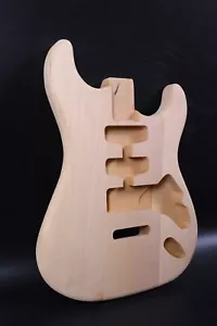 New Electric Guitar Body Replacement basswood Guitar Parts DIY ST Bolt On Heel - Picture 1 of 10