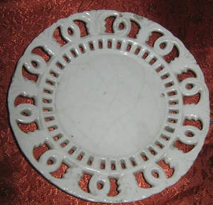 PIATTINO PIATTO CERAMICA META' 1800 FATTURA ITALIANA - Picture 1 of 1