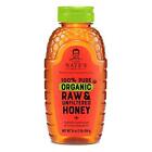 Nature Nate's 100% Pure Organic, Raw & Unfiltered Honey, 16 oz. Squeeze Bottle;
