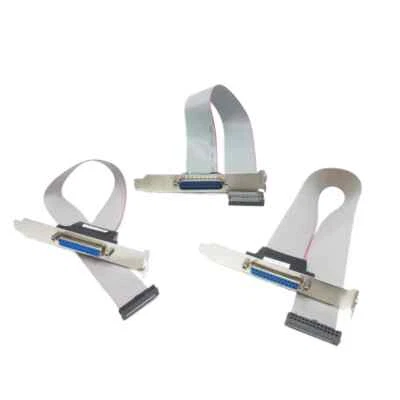 2.0mm 2.54mm DB25 Motherboard Parallel LPT 25P Printer Port Cable Bracket FC26P - Image 1 of 4