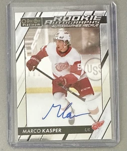 2023-24 O-Pee-Chee OPC Platino Novato Autógrafos Marco Kasper Actualización Automática SP - Imagen 1 de 1