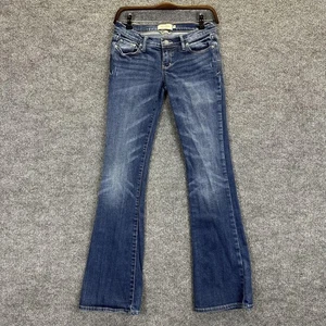 Abercrombie & Fitch Jeans Womens 0R Madison Flair Stretch Bootcut Low Rise Denim - Picture 1 of 13